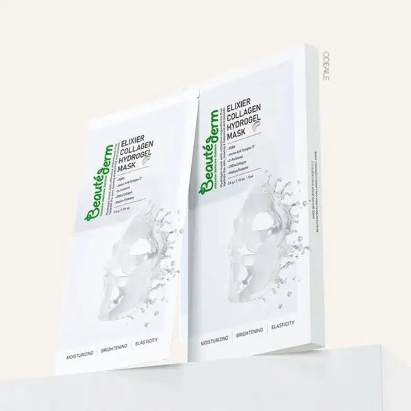 [BUNJANG] Beaute Derm Elixir Collagen Hydrogel Mask 1 Box (5 Sheets) / 택포)보떼덤 엘리시어 콜라겐 하이드로겔마스크 1박스 5ea