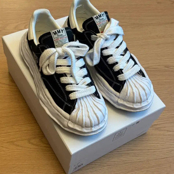 [BUNJANG] Maison Mihara Yasuhiro Blakey OG Sole Canvas Low Top Sneakers / [싱태최상] 메종미하라야스히로 블레이키 OG 솔 캔버스 로우탑 스니커즈