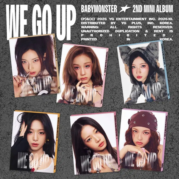 [BUNJANG] BABYMONSTER 2nd Mini Album 'WE GO UP' Sealed Bundle Set / 베이비몬스터 미개봉 앨범 일괄 판매