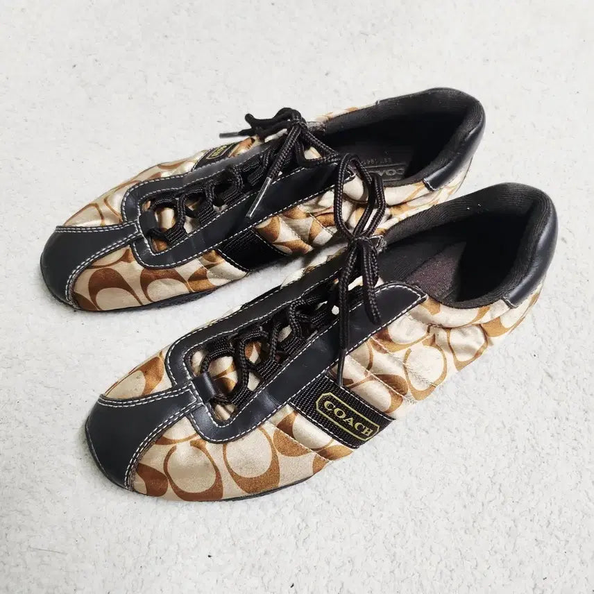 [BUNJANG] Coach Signature Sneakers Women's Size 6.5 (235mm) / 코치 시그니처 스니커즈 235 일주일착용 코치 운동화 신발 235