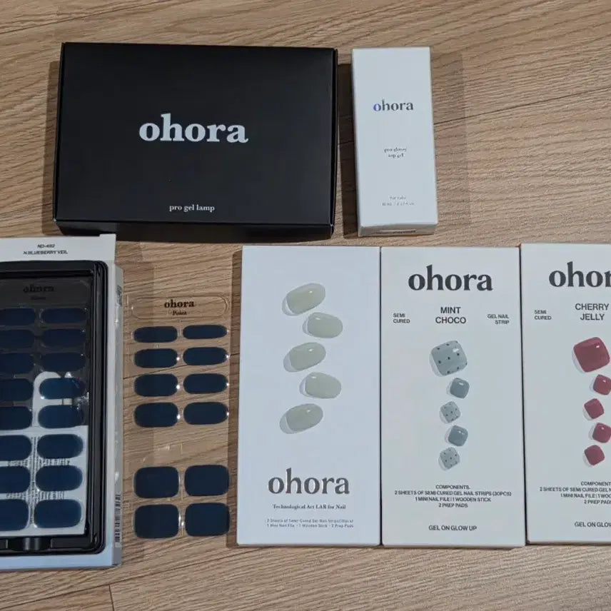 [BUNJANG] Ohora Gel Nail & Gel Pedicure Set Bundle / 오호라 젤네일 젤패디 세트 일괄판매