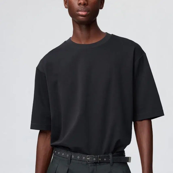 [BUNJANG] Uniqlo Airism Cotton Oversized Crew Neck T-Shirt / 유니클로 에어리즘 코튼 오버사이즈 크루넥 T