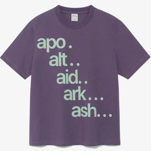 [BUNJANG] The Coldest Moment Purple Short Sleeve T-Shirt / 더콜디스트모먼트 반팔 티 퍼플