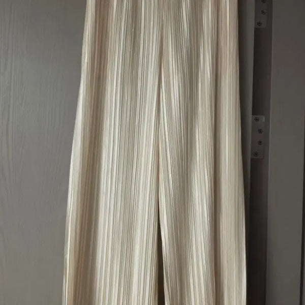[BUNJANG] Pleats Please Pants Ivory / 플리츠플리츠 팬츠 아이보리