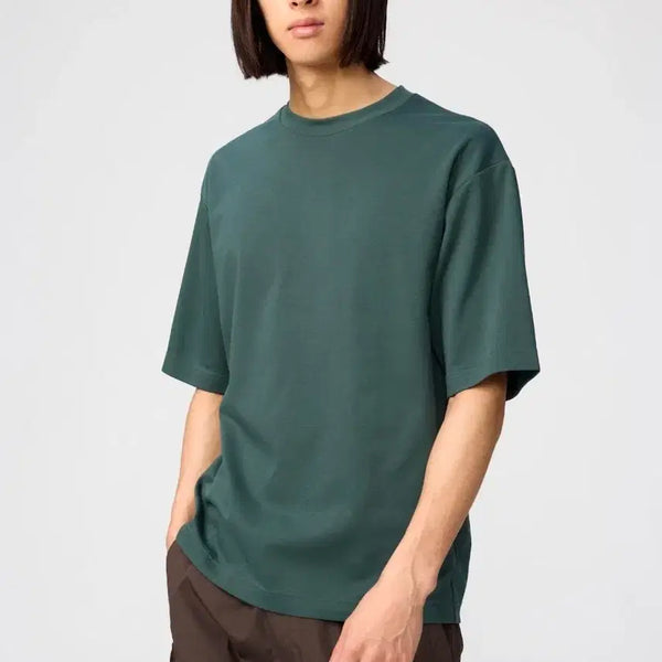 [BUNJANG] Uniqlo Airism Cotton Oversized Crewneck T-Shirt / 유니클로 에어리즘 코튼 오버사이즈 크루넥 T