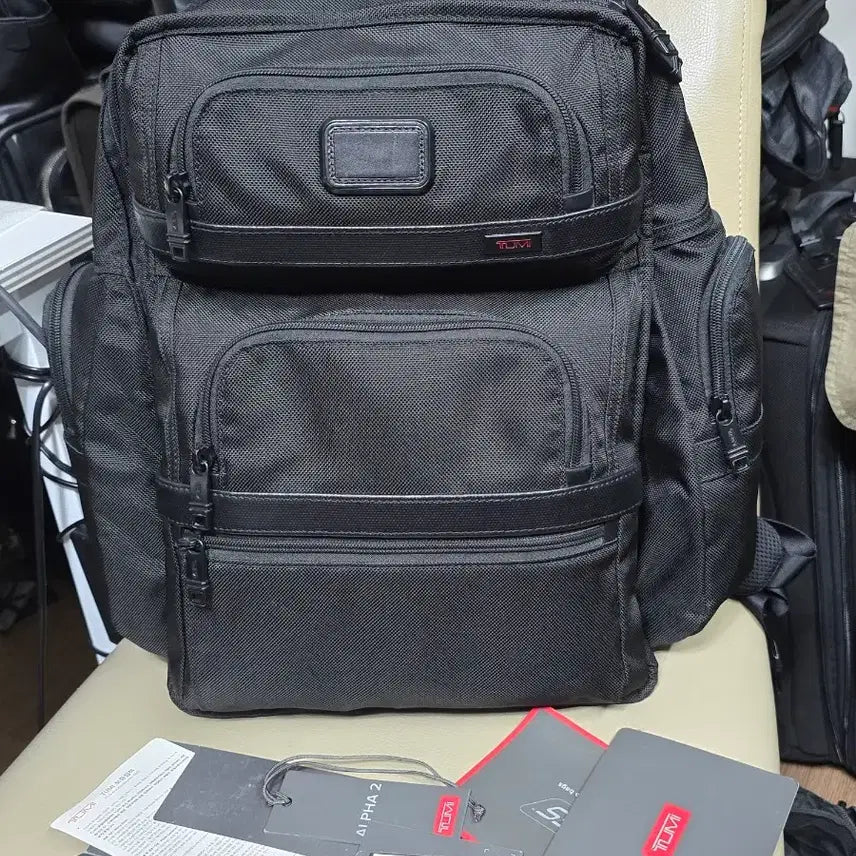 [BUNJANG] TUMI Alpha2 T-Pass Backpack 26578D2 Black / 투미(TUMI) 알파2 티패스 백팩 26578D2 판매합니다. (현대백화점 코엑스점 보증서 포함)