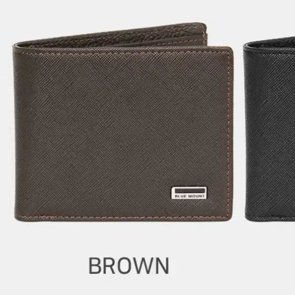 [BUNJANG] Blumount Men's Leather Bifold Wallet / 고급 S클래스 남성용 명품 브랜드 블루마문트의 깔끔한 디자인의 가죽소재 반지갑 판매해요