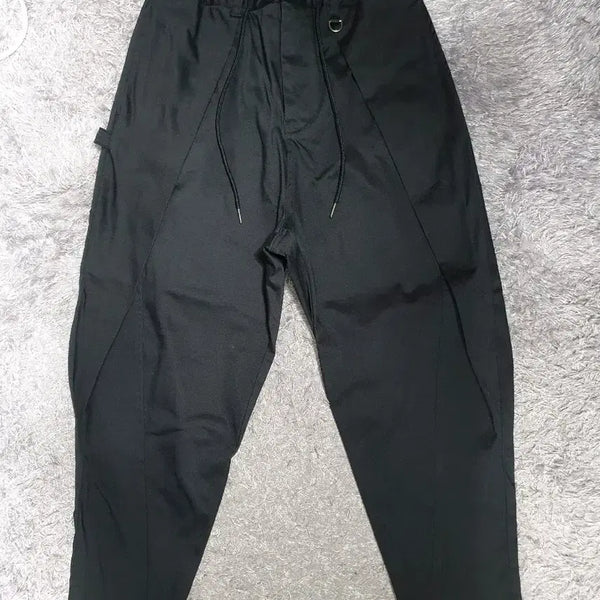 [BUNJANG] Songzio Homme Stretch Cotton Jogger Pants Black / 송지오옴므 조거 팬츠 스트레치 밴딩 면바지 블랙 76