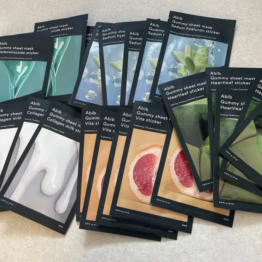 [BUNJANG] Avive Ggumttak Fit Mask Pack (25 Sheets) / 아비브 껌딱지 마스크팩 25장