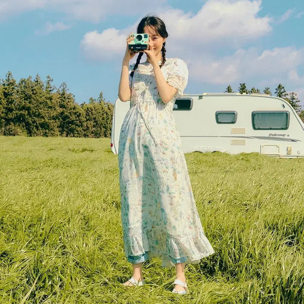 [BUNJANG] Thursday Island Frill Long Dress / 써스데이아일랜드 프릴 롱원피스