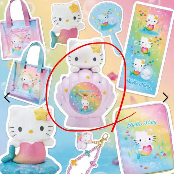 [BUNJANG] Sanrio Hello Kitty Mermaid Lottery Clock / 산리오 헬로키티 아타리 쿠지 머메이드 시계