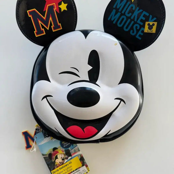 [BUNJANG] Mickey Mouse Zipper Pouch Pencil Case / 미키마우스 지퍼 파우치 필통