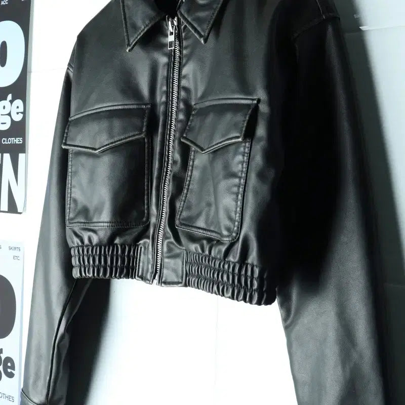 [BUNJANG] ZARA Zip-Up Windbreaker Cropped Blouson Jacket / W(S-M) 자라 집업 바람막이 점퍼자켓 크롭 블루종-H35524