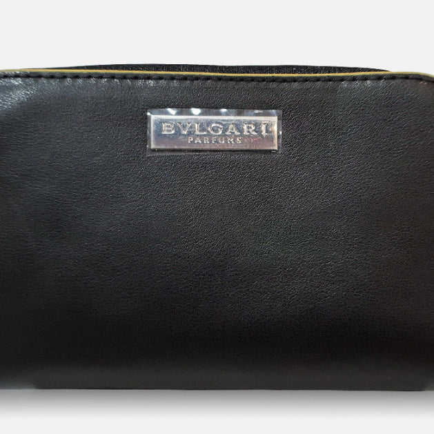 [BUNJANG] Bvlgari Perfume Men's Double Zipper Denim Pouch / 불가리퍼퓸 남자 이중지퍼 데님파우치