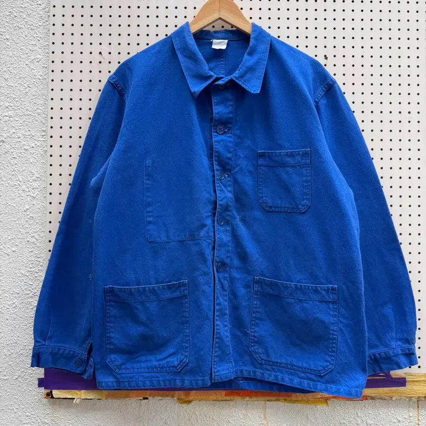 [BUNJANG] 1970s French Work Jacket Vintage / NATURAL FADED 1970s VINTAGE 70s프렌치워크자켓