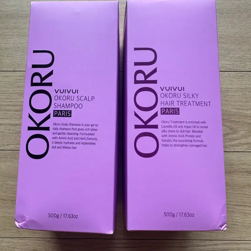 [BUNJANG] BBBERU Okollu Silky Hair Treatment & Scalp Shampoo 500g Set / 비비비 오코루 실키 헤어 트리트먼트 & 스칼프 샴푸 500g
