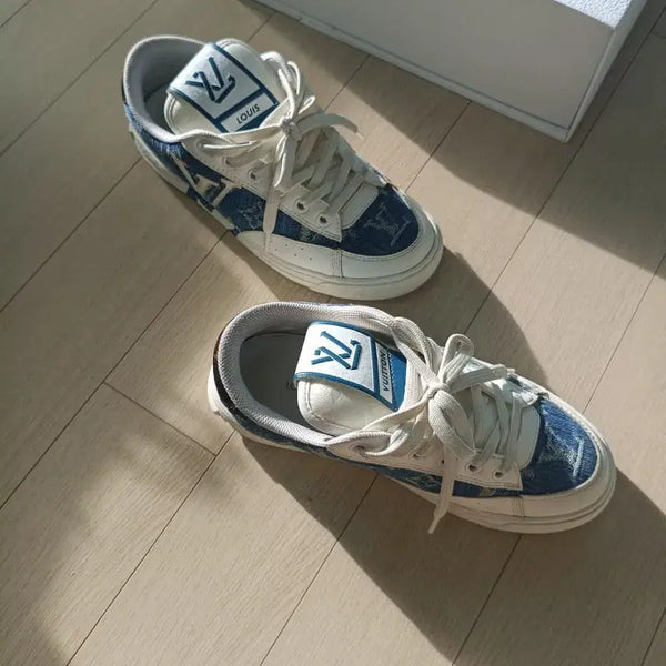 [BUNJANG] Louis Vuitton Charlie Denim Sneakers Size 35 (220-230) / (정품35)루이비통 찰리 데님 스니커즈220~230