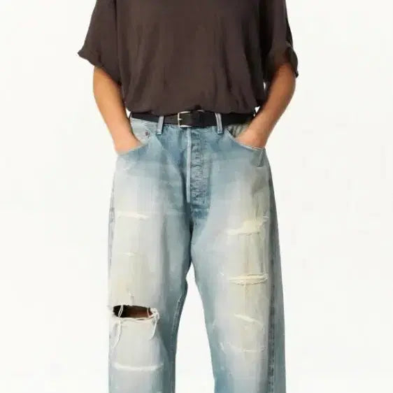 [BUNJANG] Herill Repair Denim Jeans / 26-030-HL-8070-10 헤릴 HL 리페어데님 3
