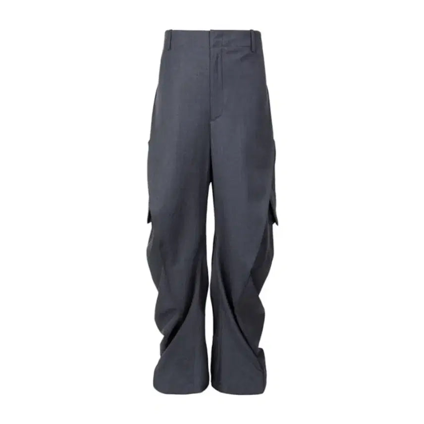 [BUNJANG] Jiyong Kim Curved Trousers / 지용킴 커브드 트라우저