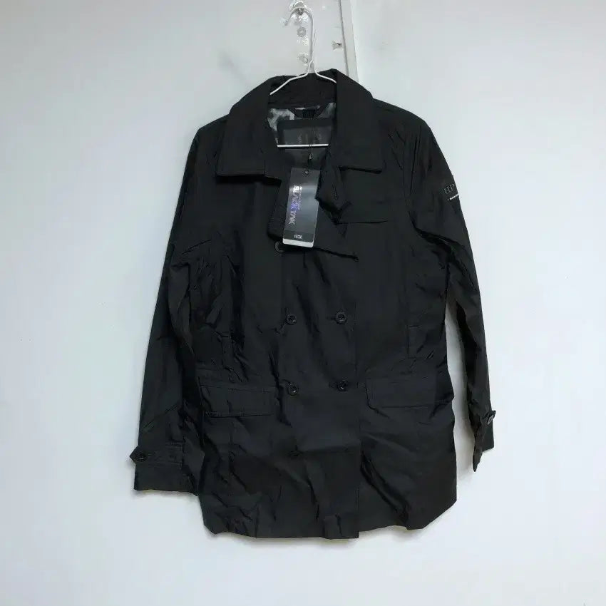 [BUNJANG] Blackyak Women's Trench Coat Black Size M / 새상품 블랙야크 여성 블랙 트렌치코트 95M 66호@9935