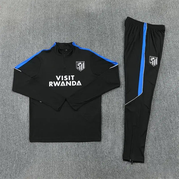 [BUNJANG] 2627 Atletico Madrid Long Sleeve Training Suit Lee Kang-in Black / (새상품)2627 AT마드리드 긴팔 트레이닝복 축구훈련복 이강인 블랙 아틀레티코