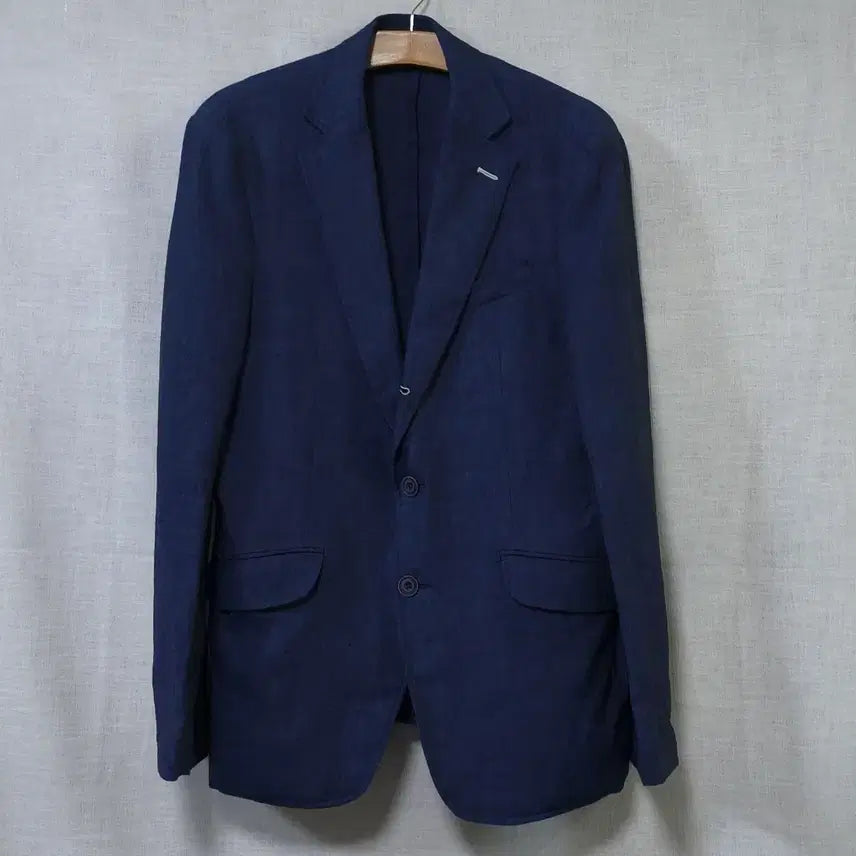 [BUNJANG] SIEG FAHRENHEIT HOMME 100% Linen Summer Blazer Navy/Indigo Blue / 지이크 마100프로 린넨 여름 블레이저 95 100 상태최정장 자켓 마이 상 드라이완료