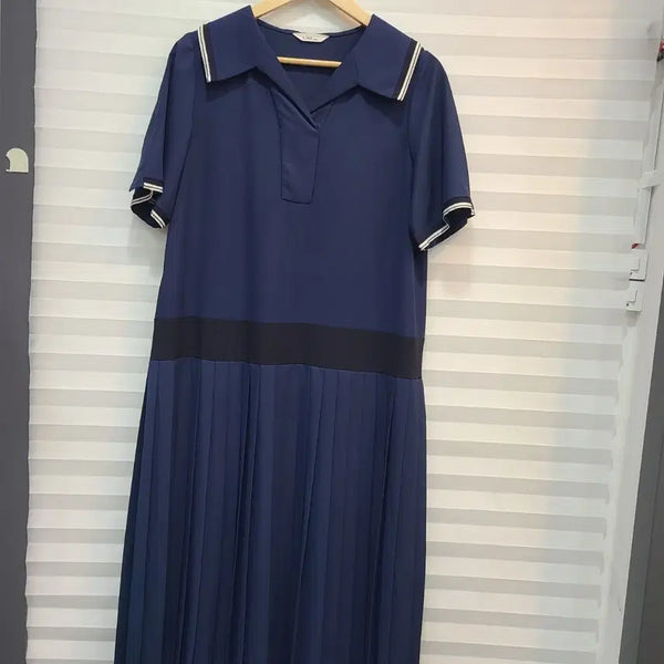 [BUNJANG] LINE Navy Long Dress / LiNE 원피스