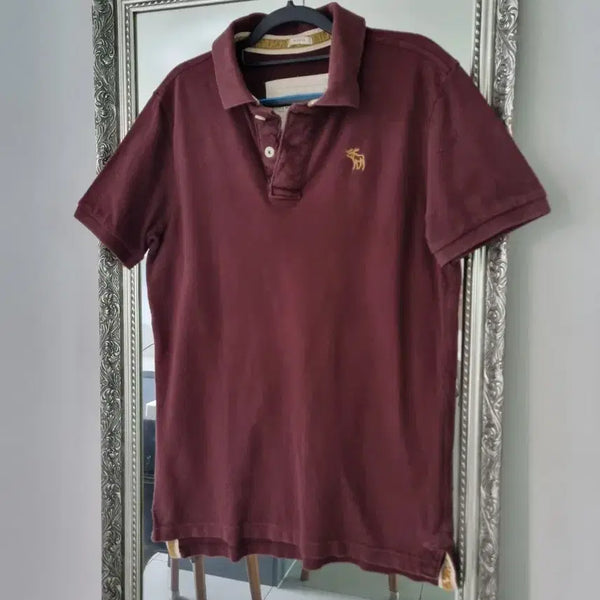 [BUNJANG] Abercrombie & Fitch Muscle Fit Men's Polo T-Shirt (Size L / 100) / 아베크롬비 앤 피치 머슬핏 남성 폴로 티셔츠 ( L 100 )