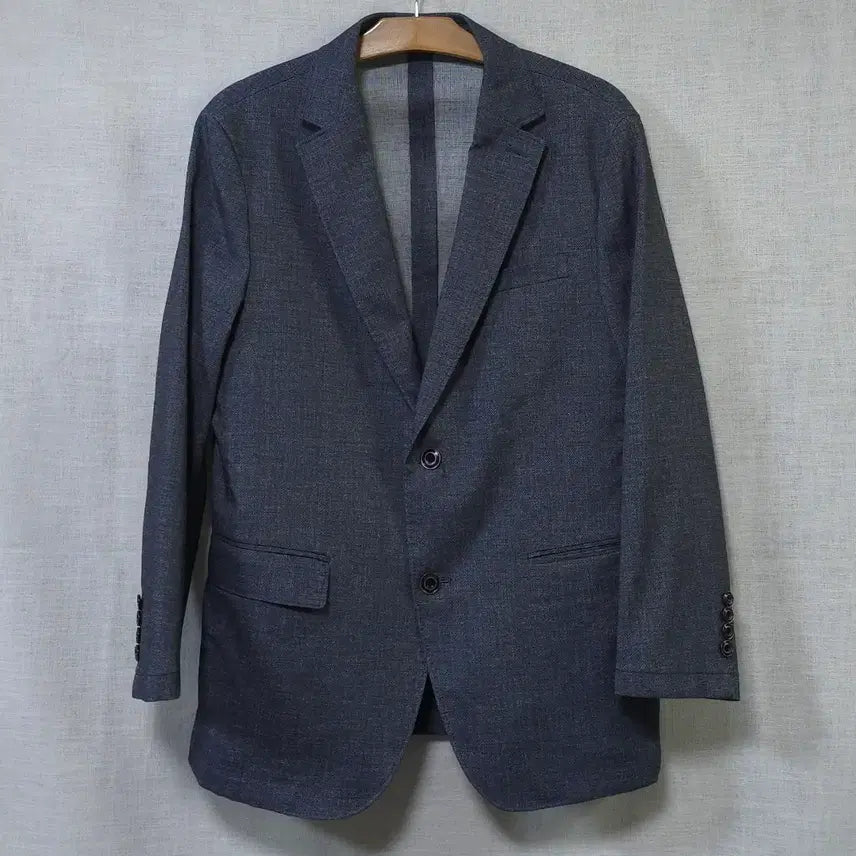 [BUNJANG] OLZEN Men's Stretch Lightweight Summer Blazer Jacket Charcoal Navy (Size 95-Slim 100) / 상태최상) 올젠 정품 여름 모시 정장 자켓 블레이저 마이 시어서커 95 100