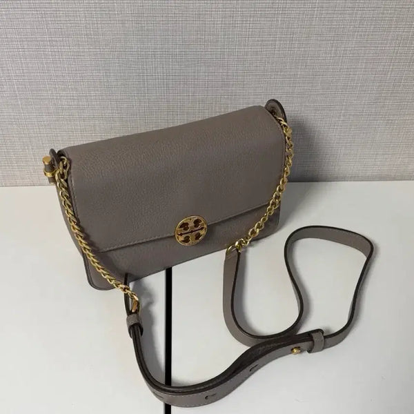 [BUNJANG] Tory Burch Miller Shoulder Bag - Taupe / 토리버치 밀러 숄더백 토브색상