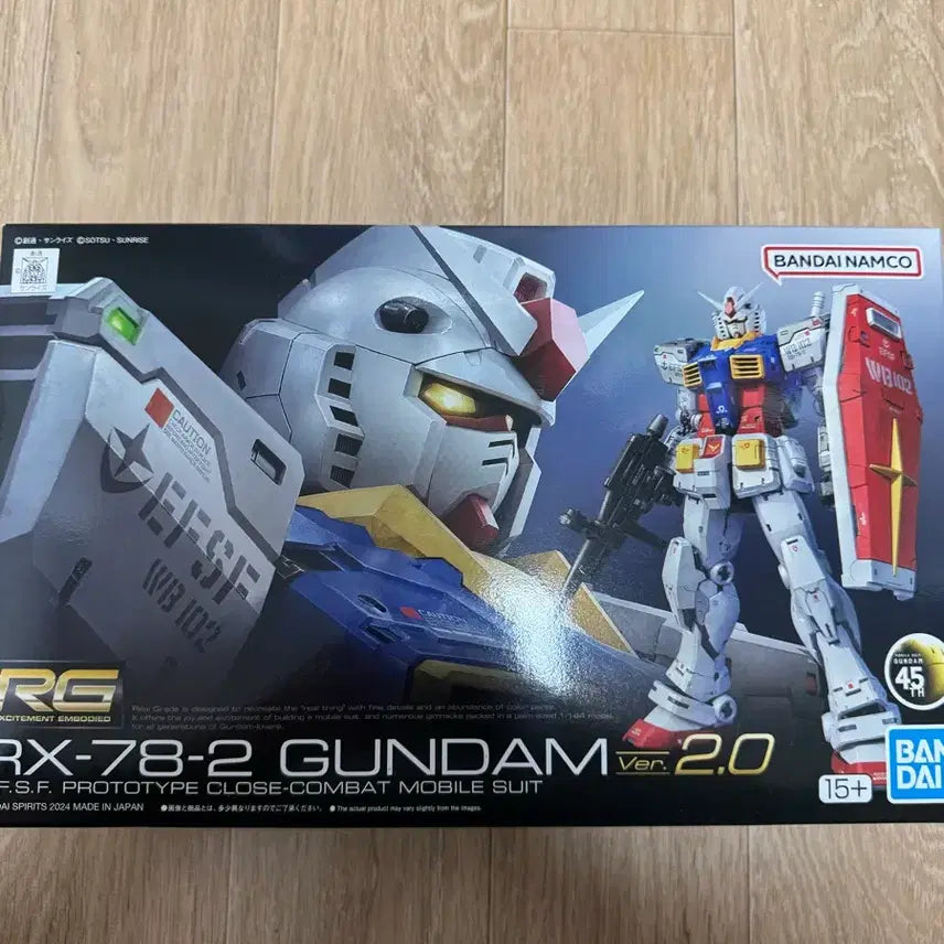 [BUNJANG] Bandai Namco RG RX-78-2 Gundam Ver. 2.0 (Improved Head) / (헤드개선판) 반다이남코 RG 건담 RX-78-2 Ver.2.