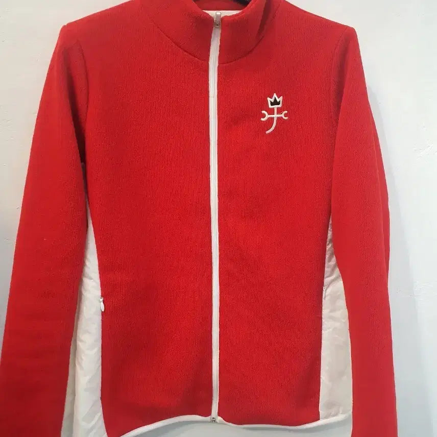 [BUNJANG] Castelbajac Windproof Full-Zip Jacket Red / 까스텔바작 방풍 레드 집업