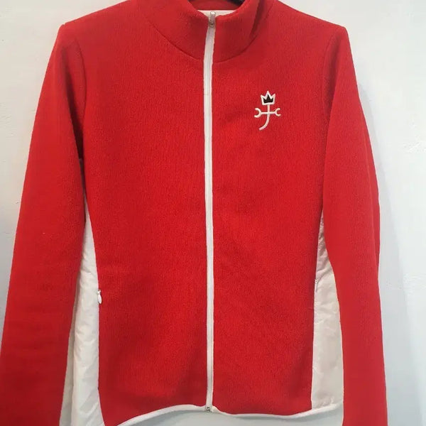 [BUNJANG] Castelbajac Windproof Full-Zip Jacket Red / 까스텔바작 방풍 레드 집업
