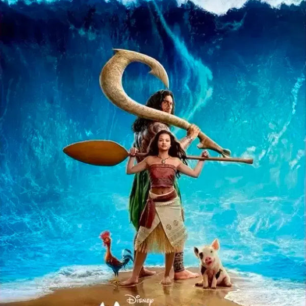 [BUNJANG] Moana Dolby Poster + Original Ticket / 모아나 돌비 포스터 + 오리지널 티켓