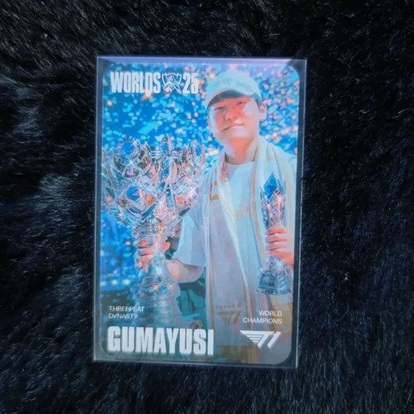 [BUNJANG] T1 Gumayusi MSI Worlds Skin Photocard / MSI T1 월즈 우승 스킨 구마유시 포카