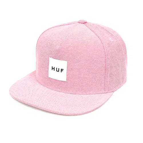 [BUNJANG] HUF Oxford Box Logo Snapback Cap - Red / [새상품] 허프 모자 OXFORD BOX LOGO SNAP-RED