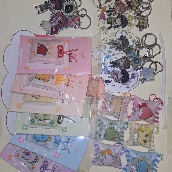 [BUNJANG] Pixelry Keyring Bundle Set / 픽셀리 키링 일괄