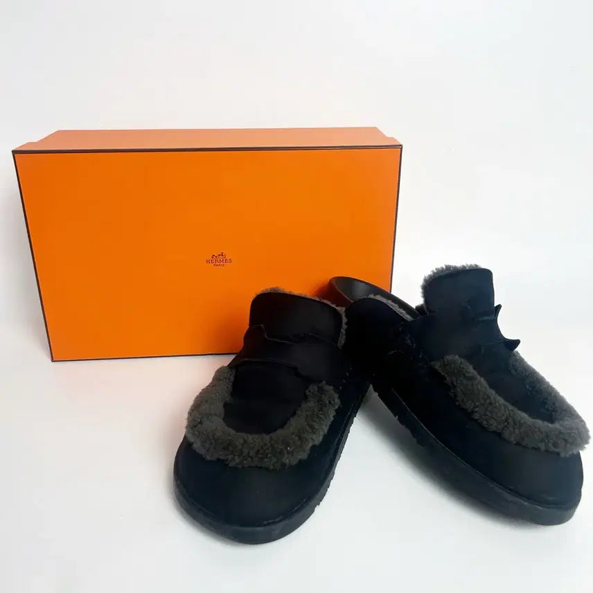 [BUNJANG] Hermès Mule Sneakers Black / 에르메스 뮬 스니커즈 블랙