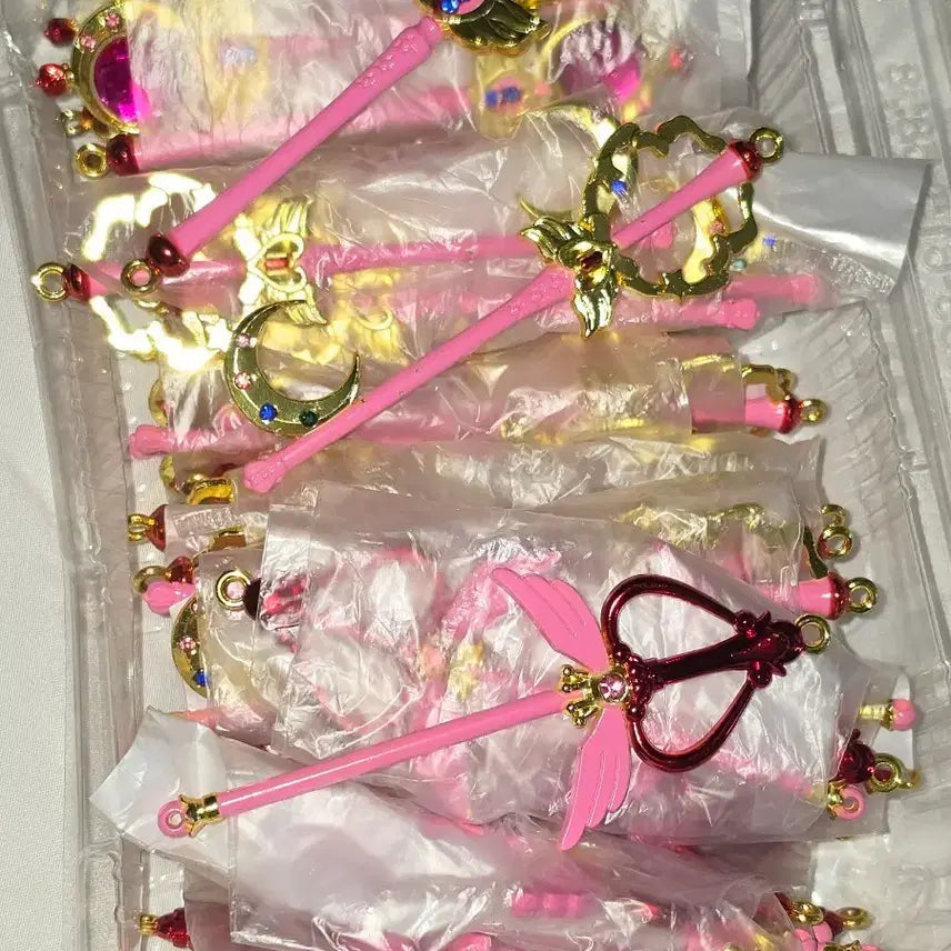 [BUNJANG] Sailor Moon Magic Wand Keychain Charm / 참 세일러문 마법봉 키링 굿즈 양도 판매