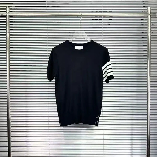 [BUNJANG] Thom Browne Jersey 4-Bar Stripe Short Sleeve T-Shirt / 톰브라운 저지 4바 스트라이프 반팔 티셔츠 매장구매