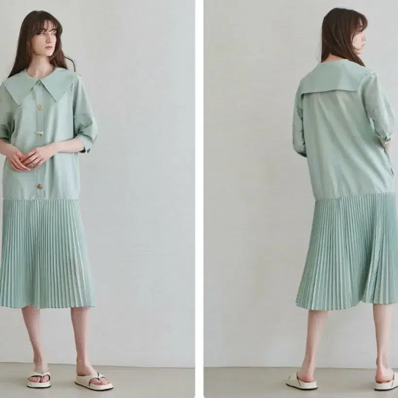 [BUNJANG] Mitte Cape Collar Dress / Mitte 미테 케이프 카라 원피스