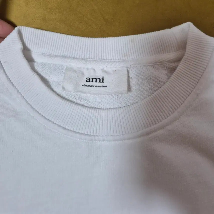 [BUNJANG] AMI Alexandre Mattiussi Sweatshirt White / 아미 알렉상드르 마티우시 맨투맨 화이트