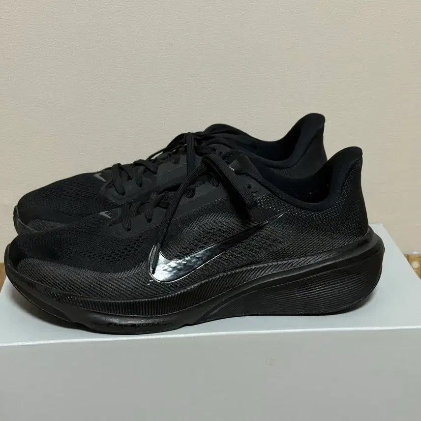[BUNJANG] Nike Air Zoom Pegasus 42 All Black Running Shoes / 나이키 에어 줌 페가수스 42 올블랙