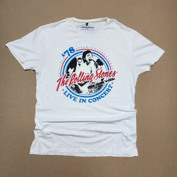 [BUNJANG] Rolling Stones 1978 Live in Concert T-Shirt / 롤링스톤즈 Roling Stones 1978 Live in Concert