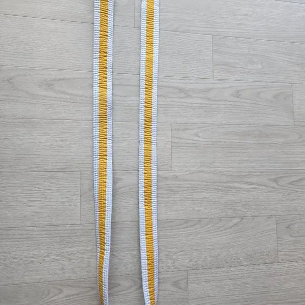 [BUNJANG] Taekwondo Hapkido Special Martial Arts Stripe Belt / 합기도 태권도 특공무술 허리띠 띠 품띠 흰노띠 후라이띠 줄무늬띠 노흰띠