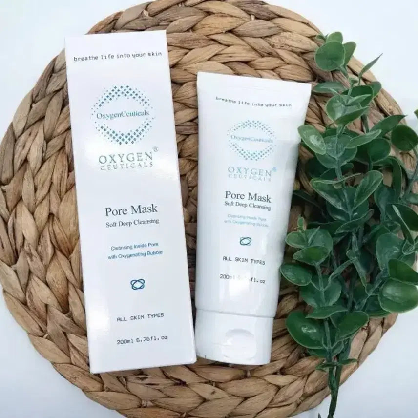 [BUNJANG] Oxygenceuticals Pore Mask 200ml / 우체국당일발송 옥시젠슈티컬스 포어 마스크 200ml 피부과 에스테틱 트러블 약산성 순한 지성 건성 폼클렌징