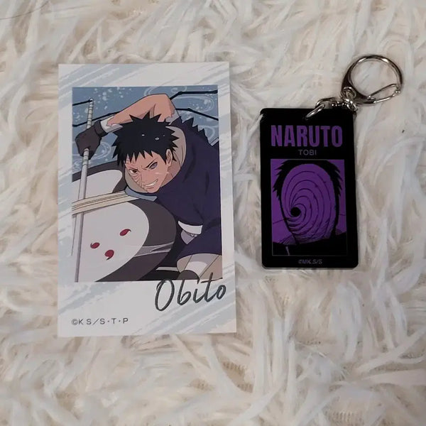 [BUNJANG] Naruto Obito Keyring & Card Bundle Set / 일괄) (가격내림x) 나루토 오비토 키링, 카드
