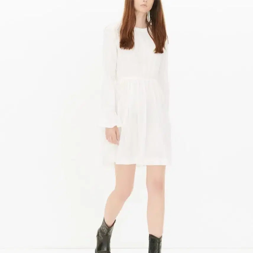 [BUNJANG] Sandro Midi Dress White / 산드로 sandro 원피스