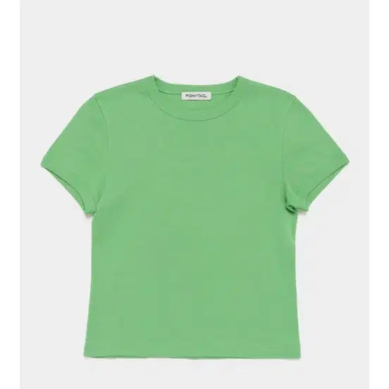 [BUNJANG] PONYTAIL Soft Fit Tee (Green) / 포니테일 soft fit tee (green)