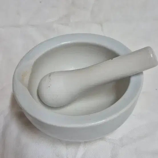 [BUNJANG] 12cm Ceramic Mortar and Pestle Set / 깨갈이 12cm